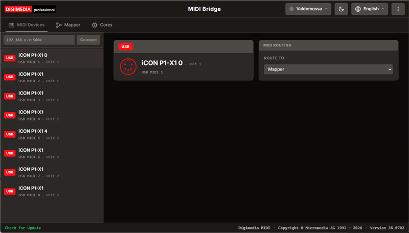 Digimedia MIDI screenshot