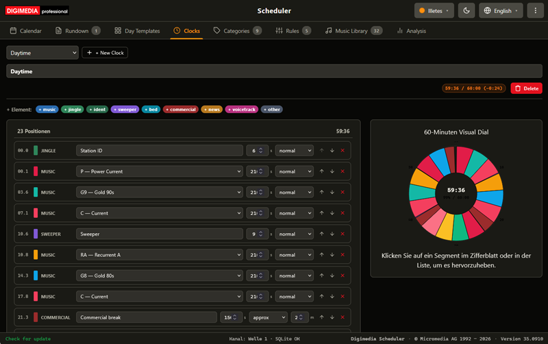 Digimedia Scheduler screenshot